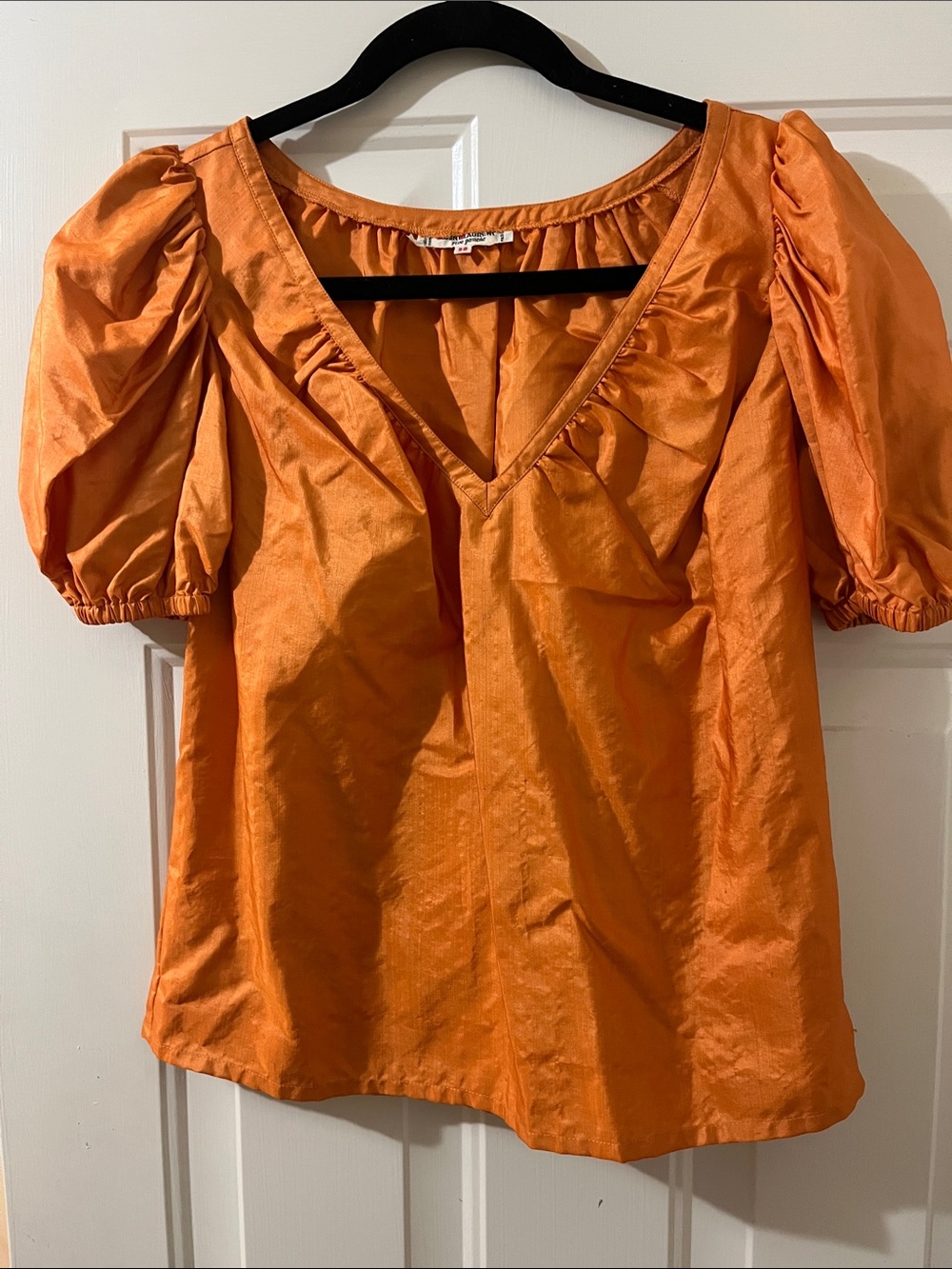 Vintage Saint Laurent Orange Blouse